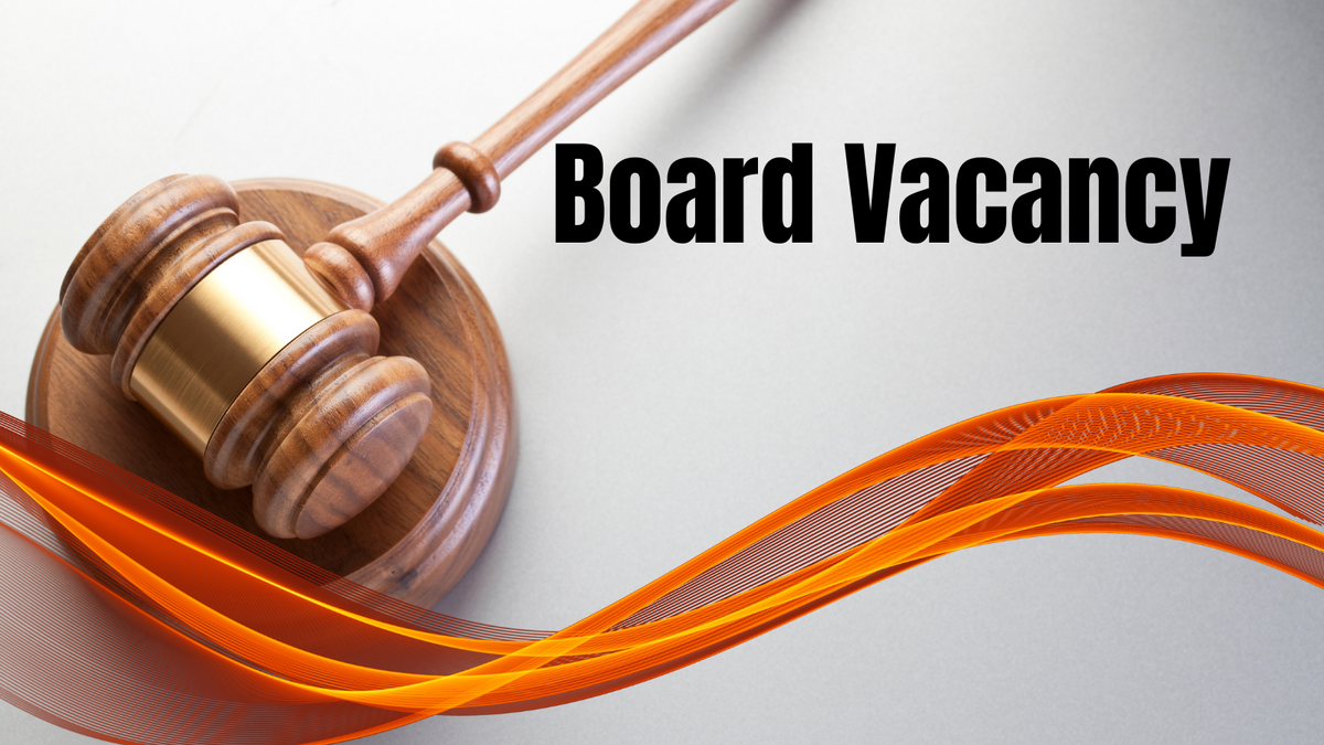 Board Vacancy, image of gavel
